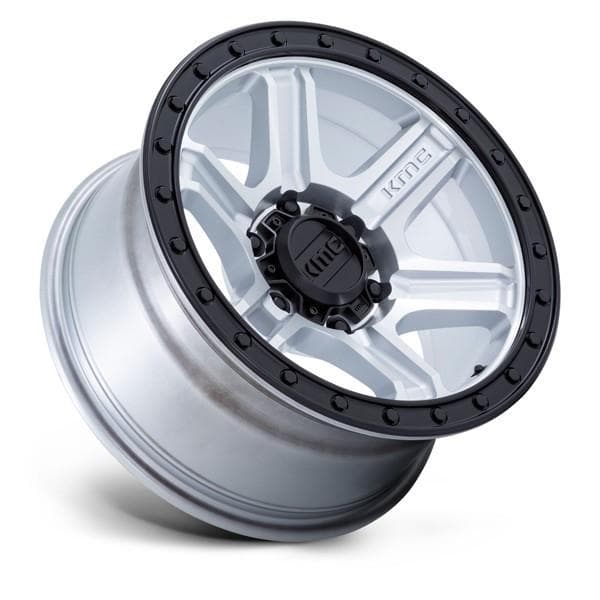 KMC KM551 Outrun 9x18 6x139.7 ET18 CB106.1 Machined With Gloss Black Lip