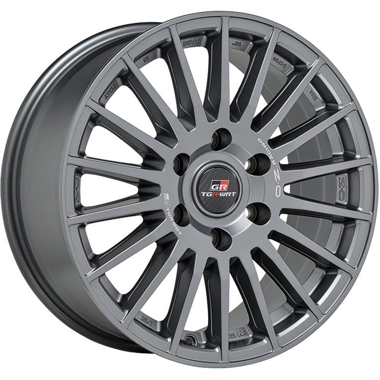 OZ Racing Rally Desert TGR-WRT 8x18 6x139.7 ET50 CB95.1 Matt Graphite + Silver Lettering