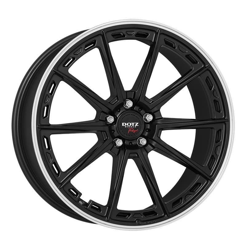 Dotz Sonoma dark 8.5x20 5x120 ET32 CB72.6 Black matt/polished lip