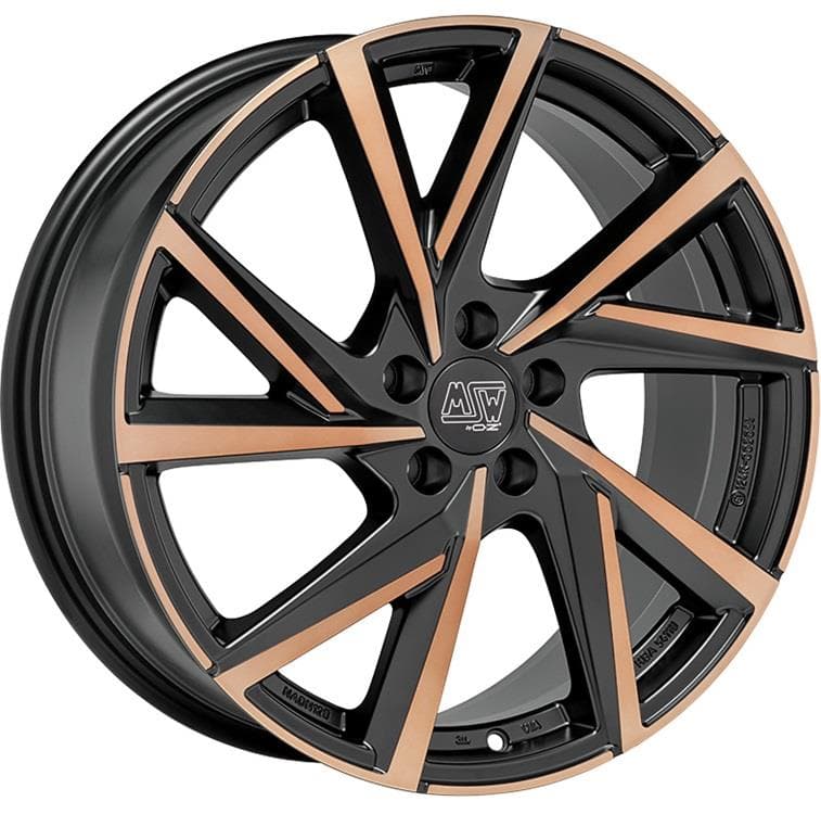 MSW 80-5 8x19 5x112 ET45 CB57.1 Matt Black Copper Fp