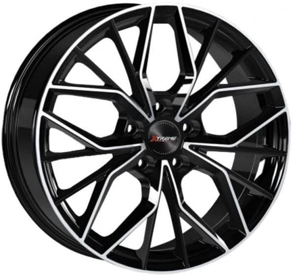 Xtreme RX6 8x21 5x112 ET40 CB57.1 Black Polished