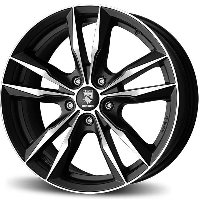 Reds Fast 6.5x16 5x100 ET40 CB72.3 Matt Black polished