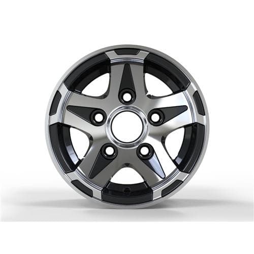 GG Trailer Black Polished 6x10 5x112 ET0 CB67.1