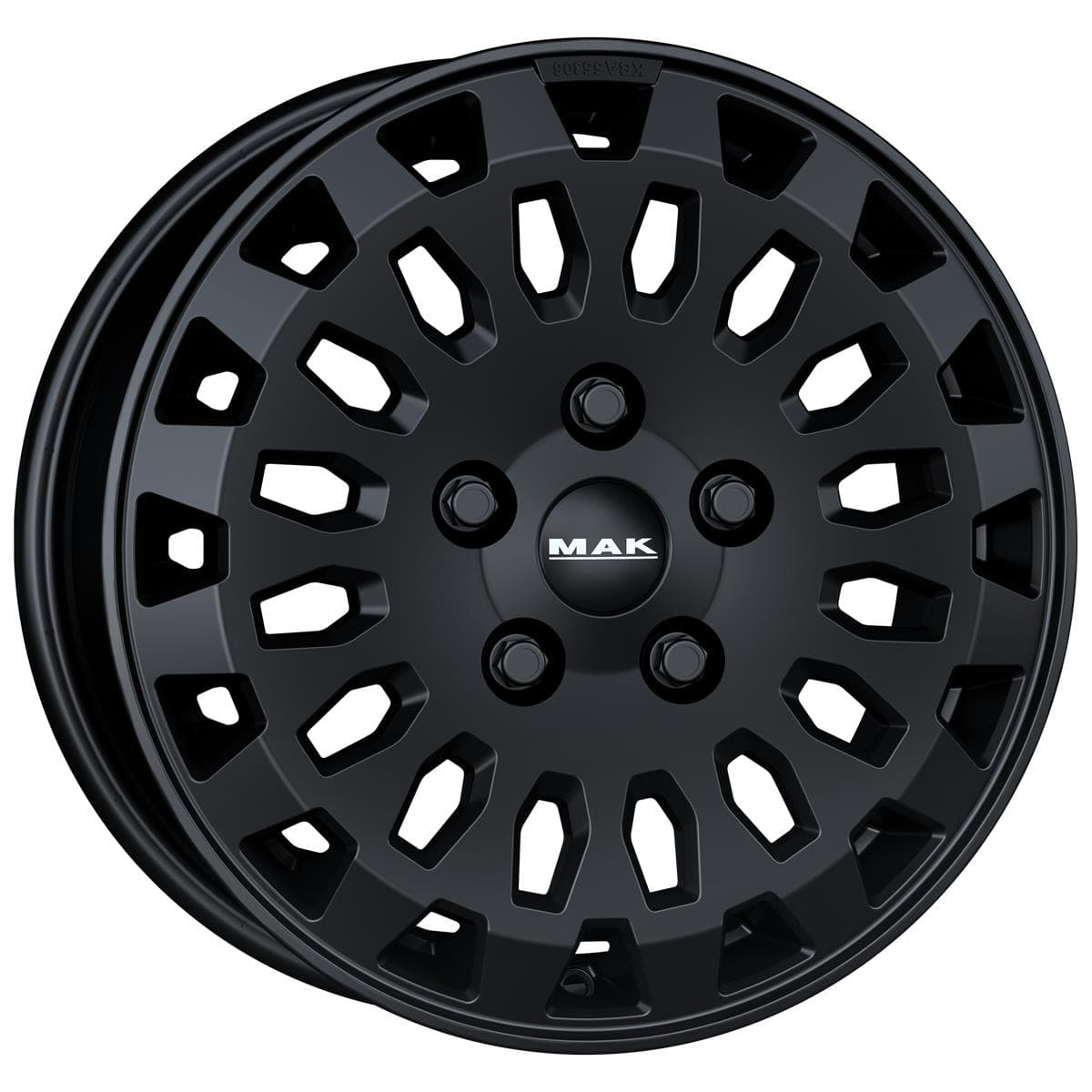 MAK Overland 6.5x16 5x108 ET46 CB65.1 Matt Black