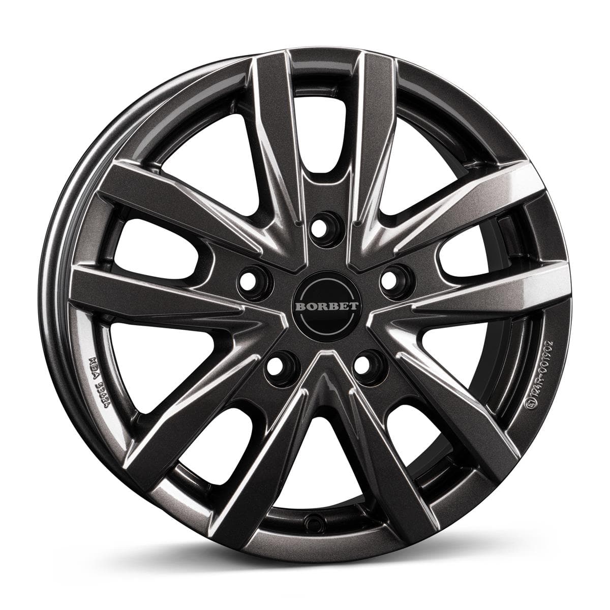 Borbet CW5 6.5x16 5x130 ET66 CB89.1 mistral anthracite glossy