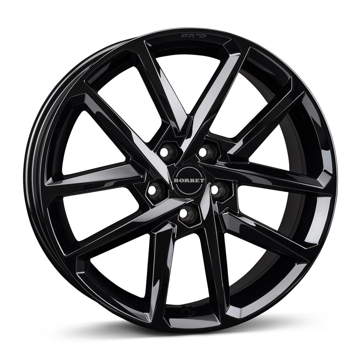 Borbet N 6.5x17 5x114.3 ET45 CB72.6 black glossy