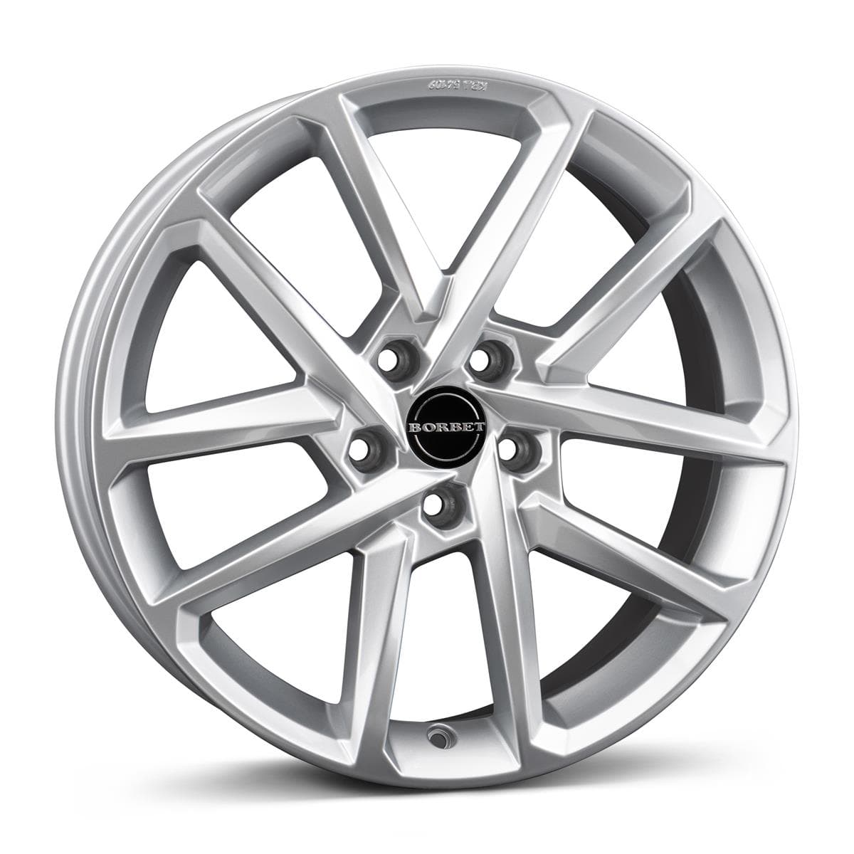Borbet N 8x18 5x108 ET50 CB63.4 Crystal Silver