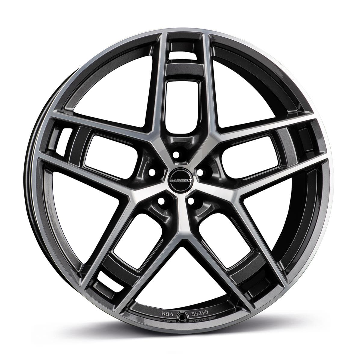 Borbet TF 10.5x24 5x112 ET20 CB66.6 graphite polished glossy