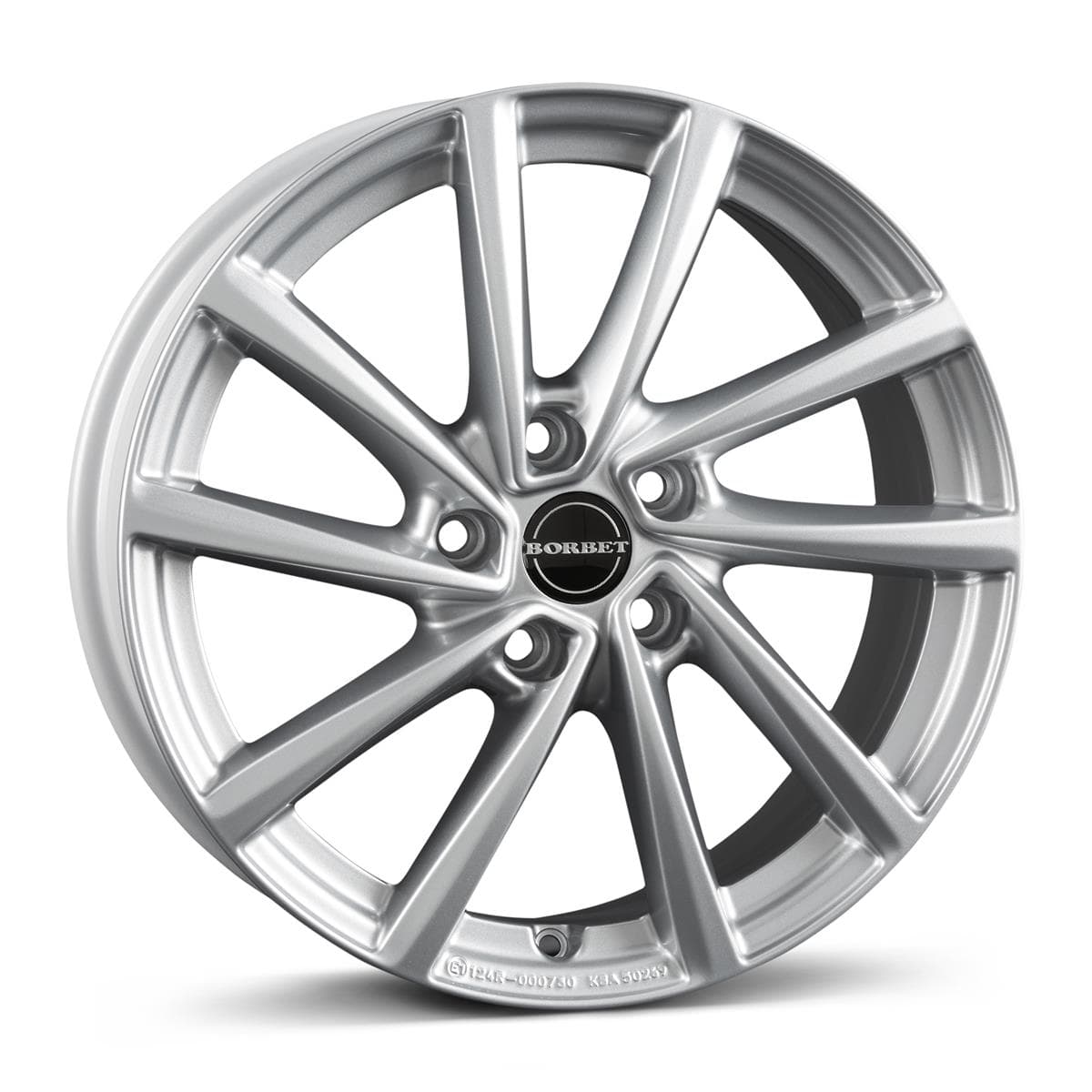 Borbet V 7x19 5x108 ET47 CB63.4 Crystal Silver