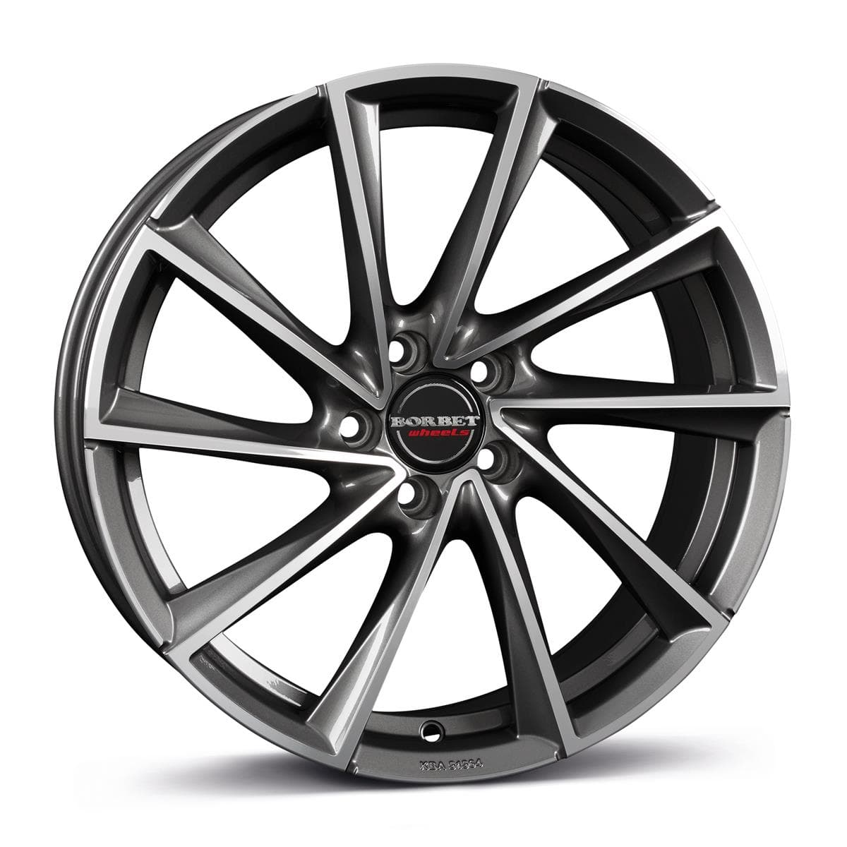 Borbet VTX 8x18 5x108 ET45 CB72.6 Graphite Polished