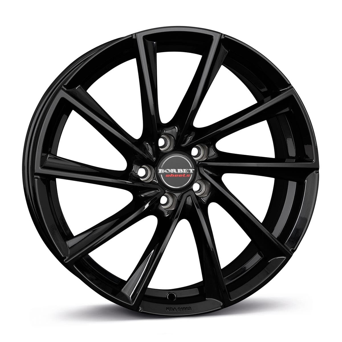 Borbet VTX 8x18 5x108 ET45 CB72.6 black glossy