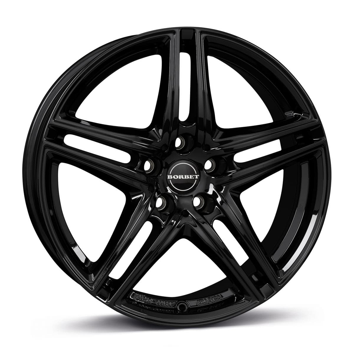 Borbet XR 6.5x16 5x112 ET22 CB66.6 black glossy