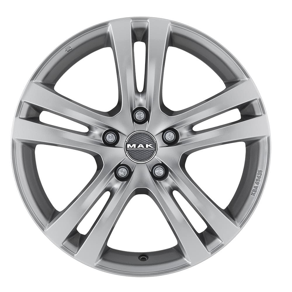 MAK Zenith 7x17 5x108 ET50 CB72 Hyper Silver