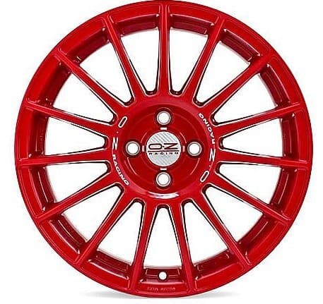 OZ Racing SUPERTURISMO LM RED WHITE LETTERING 4h 7x17 4x100 ET42 CB68
