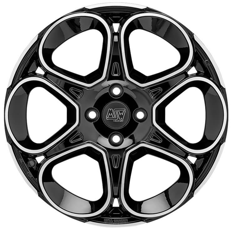 MSW 83 7x17 5x114.3 ET32 CB73.1 Gloss Black Full Polished