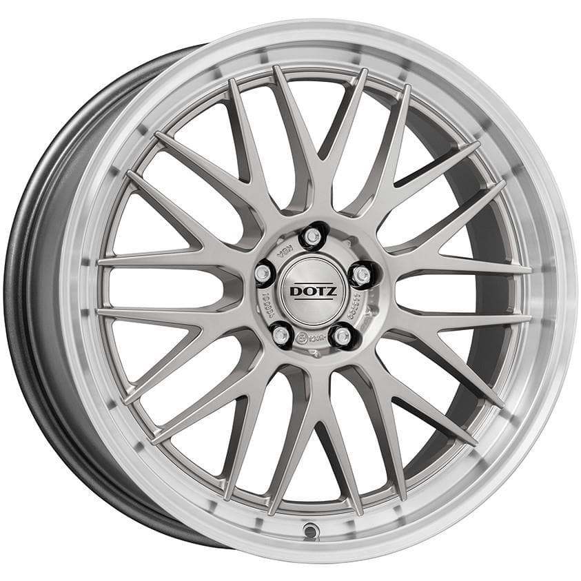 Dotz Bilbao 8x17 5x100 ET35 CB60.1 Silver/polished lip