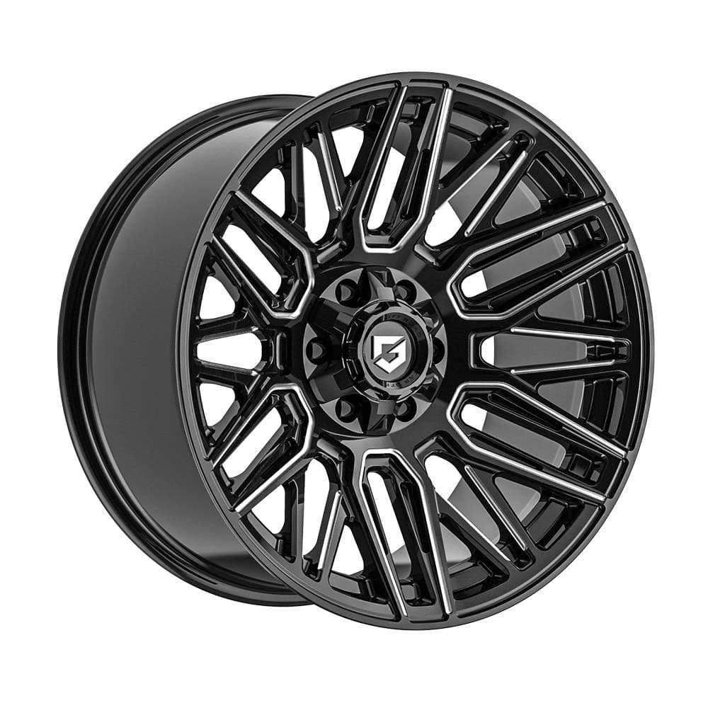 Gear Off Road 770 Edge 9x17 5x139.7 ET0 CB78.1 Glossy Black Milled