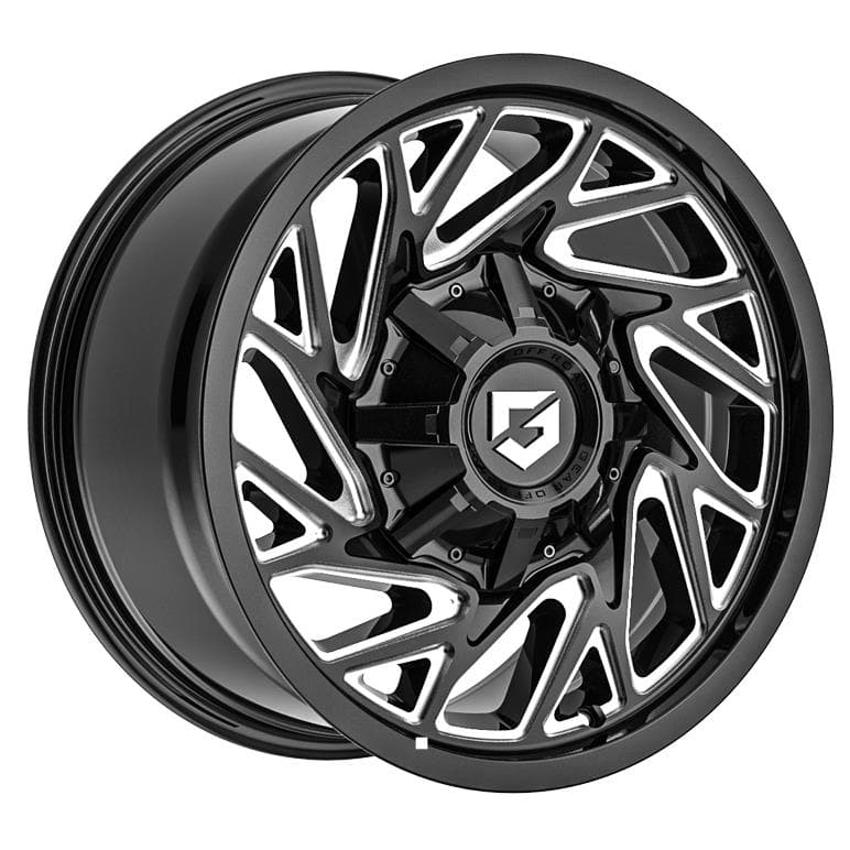 Gear Off Road 769 Sequence 9x17 8x165.1 ET18 CB125.2 Glossy Black Milled