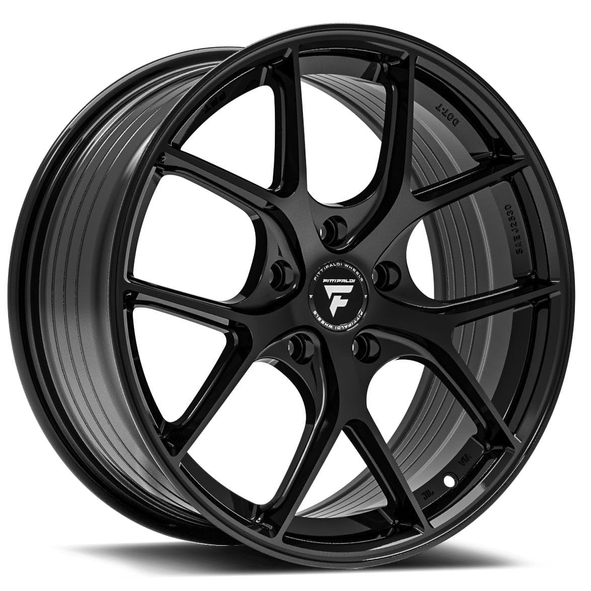 Fittipaldi FS365 8x17 5x100 ET35 CB73.1 Glossy Black