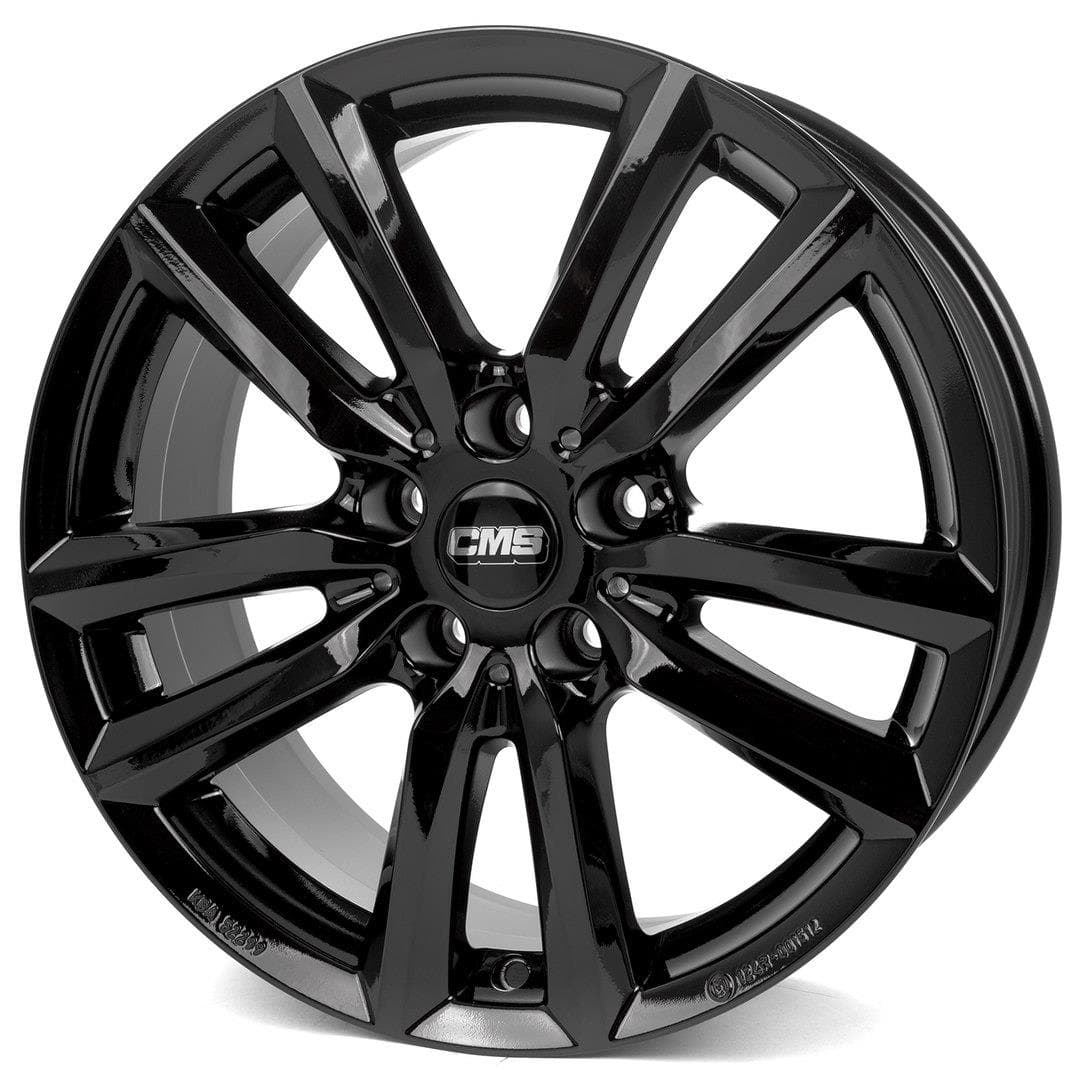 CMS C27 7x16 5x112 ET35 CB66.6 Complete Black Gloss