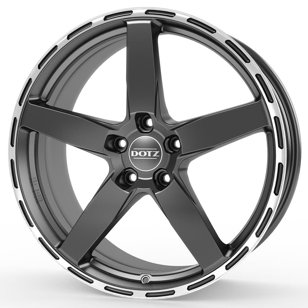 Dotz MarinaBay dark 8.5x18 5x114.3 ET45 CB71.6 Gunmetal/polished lip