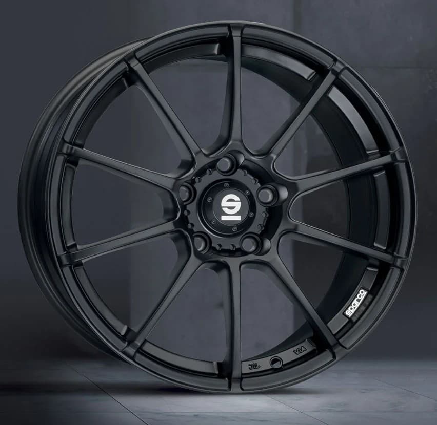 Sparco Assetto Gara 7x17 5x100 ET38 CB63.3 Matt Black