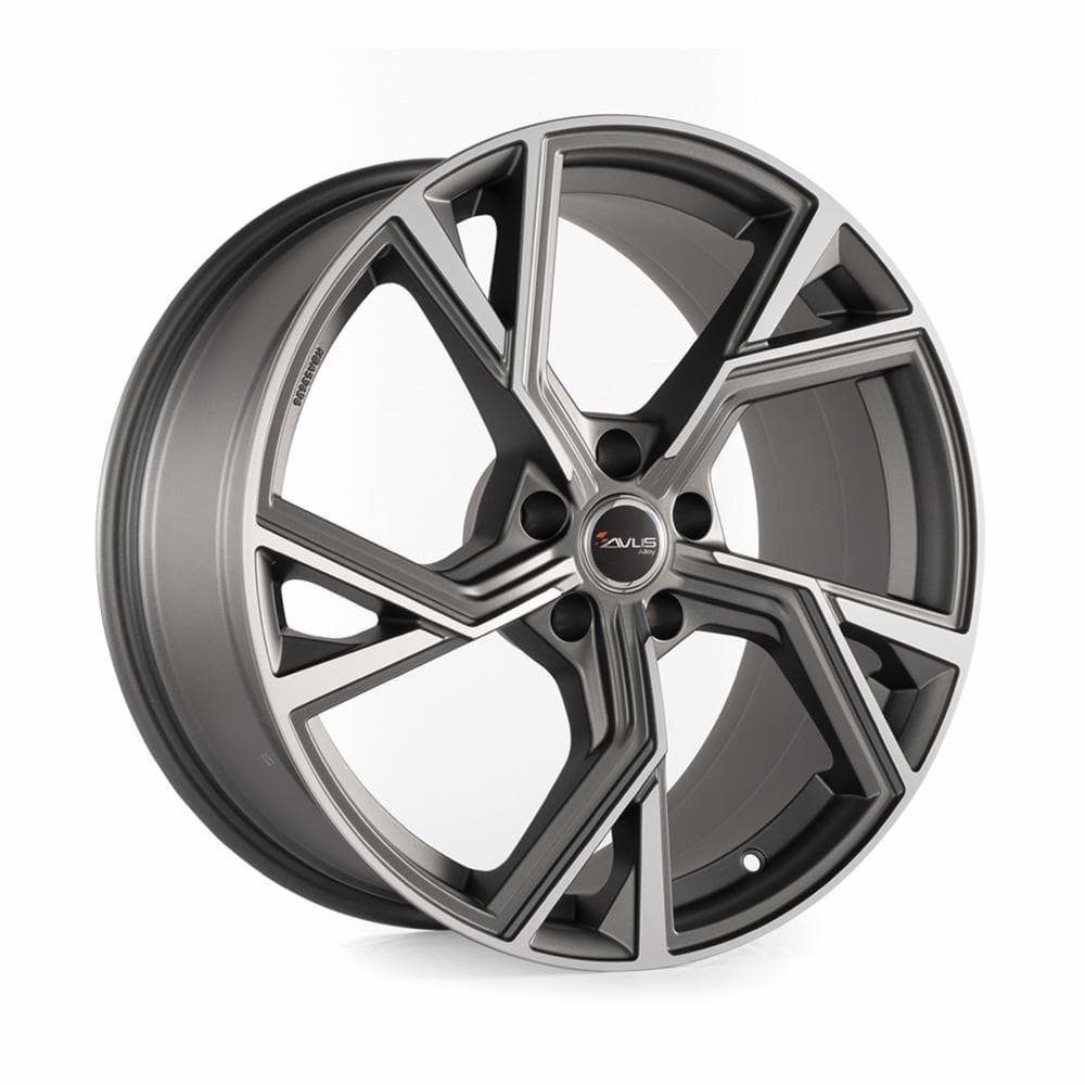 Avus AF20 8x18 5x112 ET28 CB66.6 Matt Antharcite Polished
