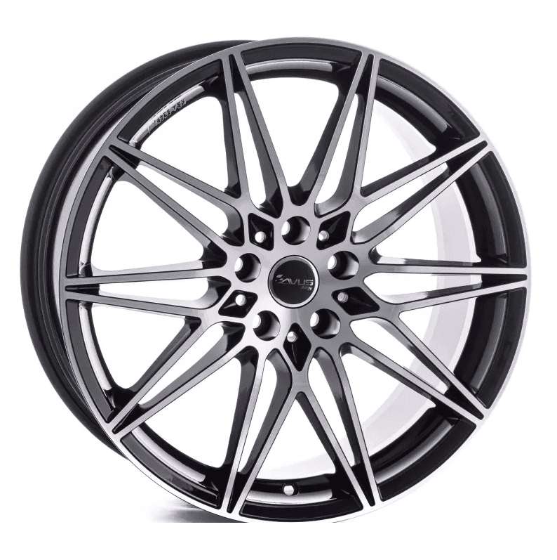 Avus AC-MB5 8.5x20 5x120 ET33 CB72.6 Black Polished