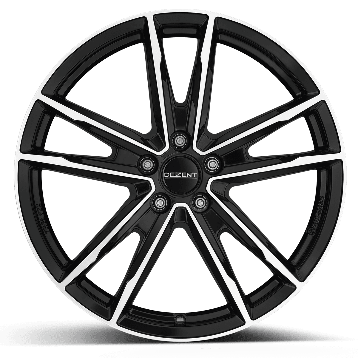 Dezent KF dark 6x16 5x100 ET35 CB57.1 Black/polished