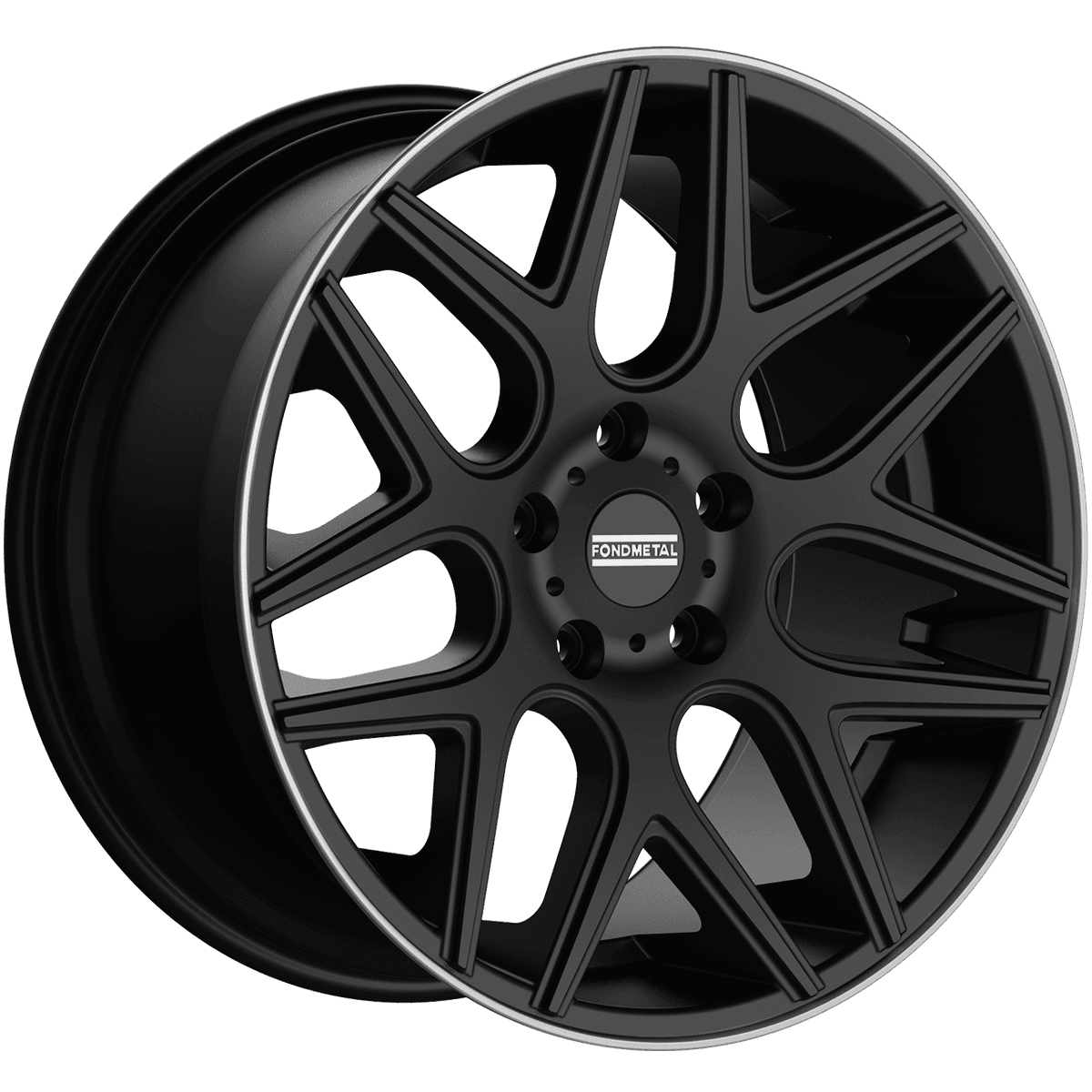 Fondmetal Moros 8.5x20 5x111 ET30 Black Machined