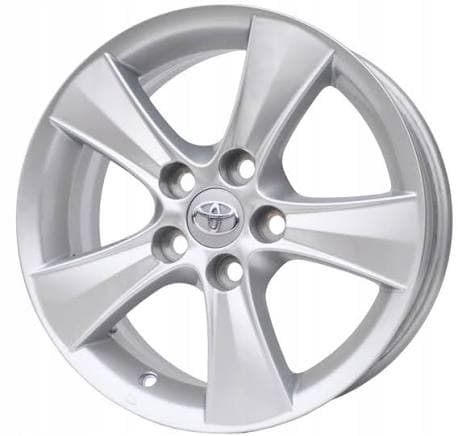 OE Toyota PZ474-T0674-ZJ 6.5x16 5x100 ET39 CB54.1 Silver