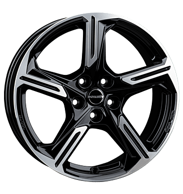 Borbet XE1 7.5x18 5x112 ET40 CB57.1 black polished glossy