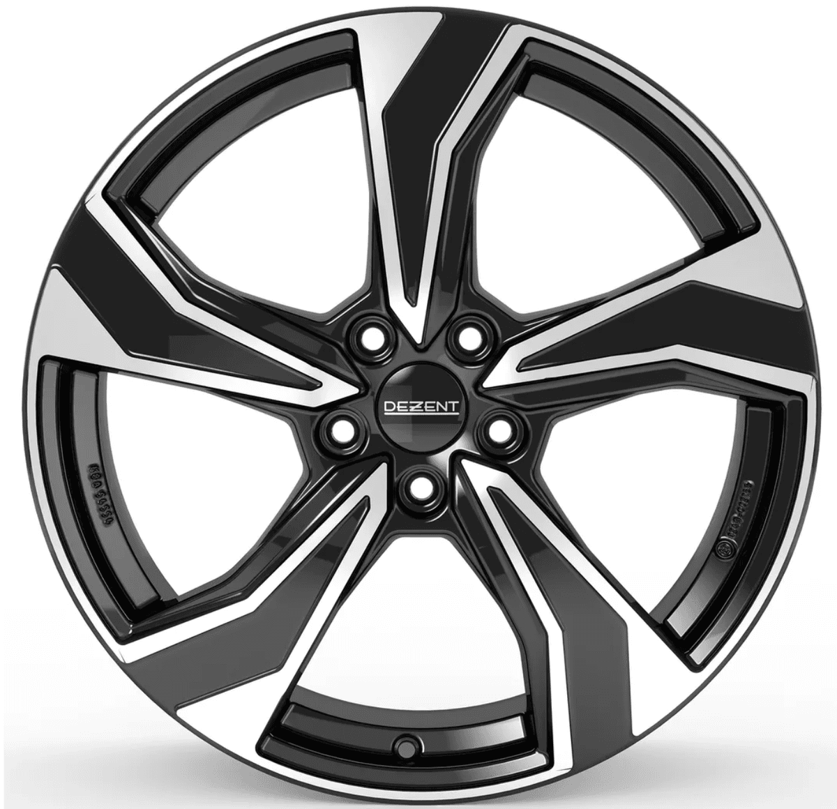 Dezent KB dark 6.5x17 5x100 ET39 CB57.1 Black/polished