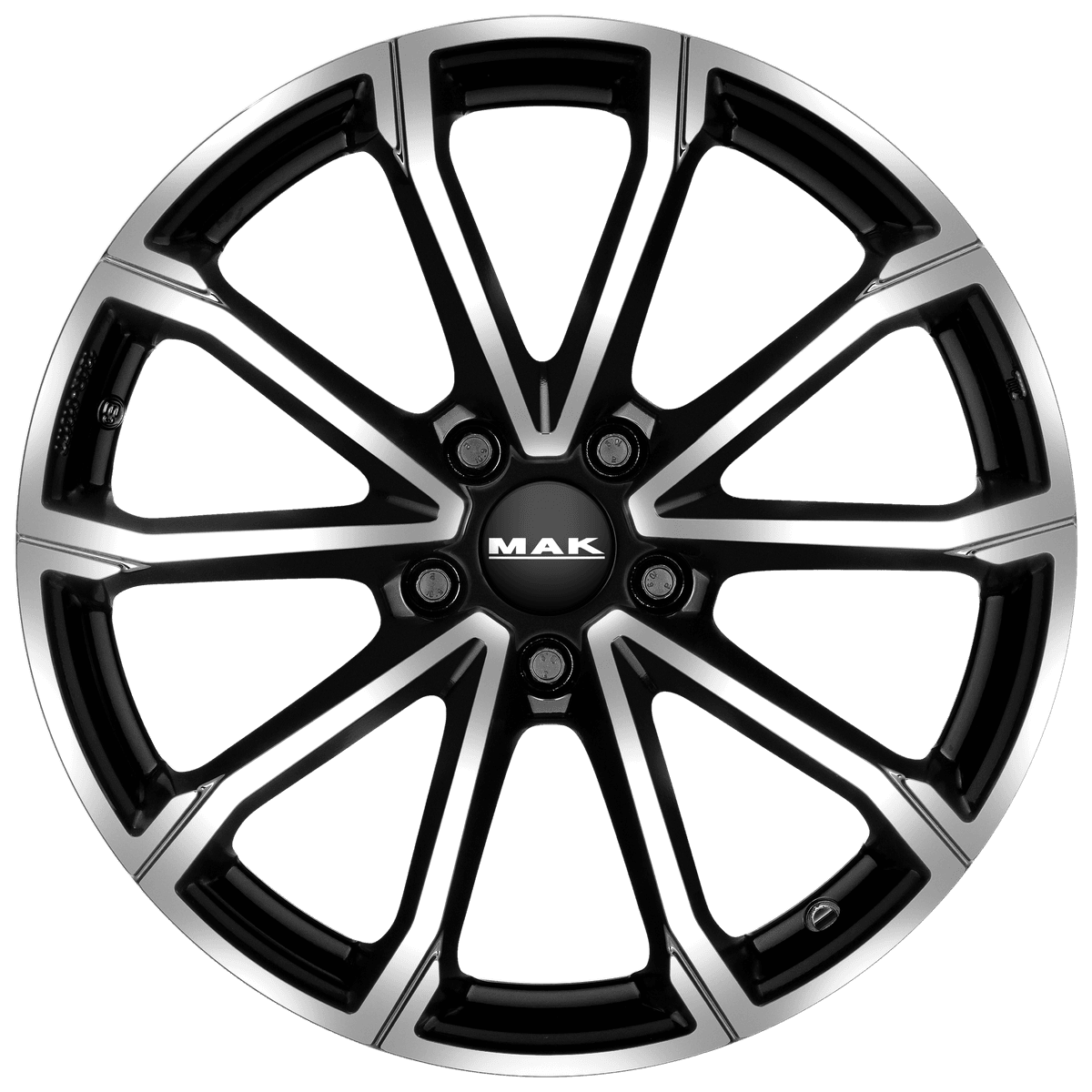 MAK Davinci 7x18 5x114.3 ET34 CB66.1 Black Mirror