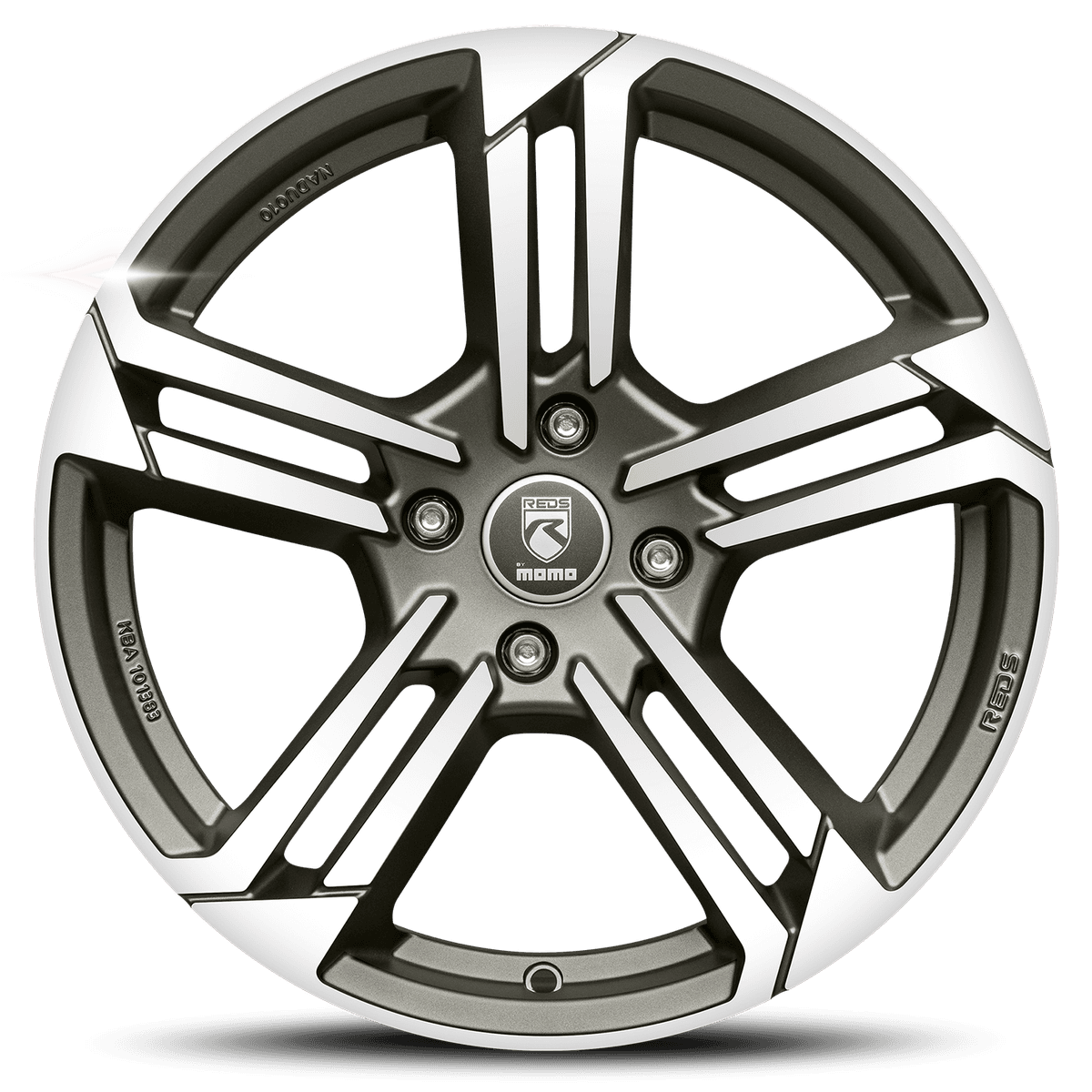 Reds Twist Graphite Matt Polished 4H 7x17 4x108 ET32 CB72.3