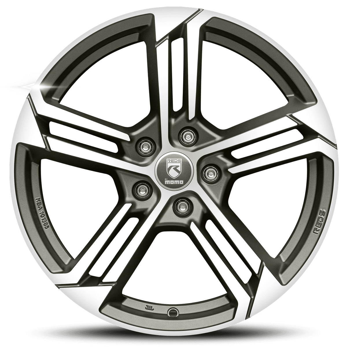 Reds Twist Graphite Matt Polished 7x17 5x100 ET38 CB72.3