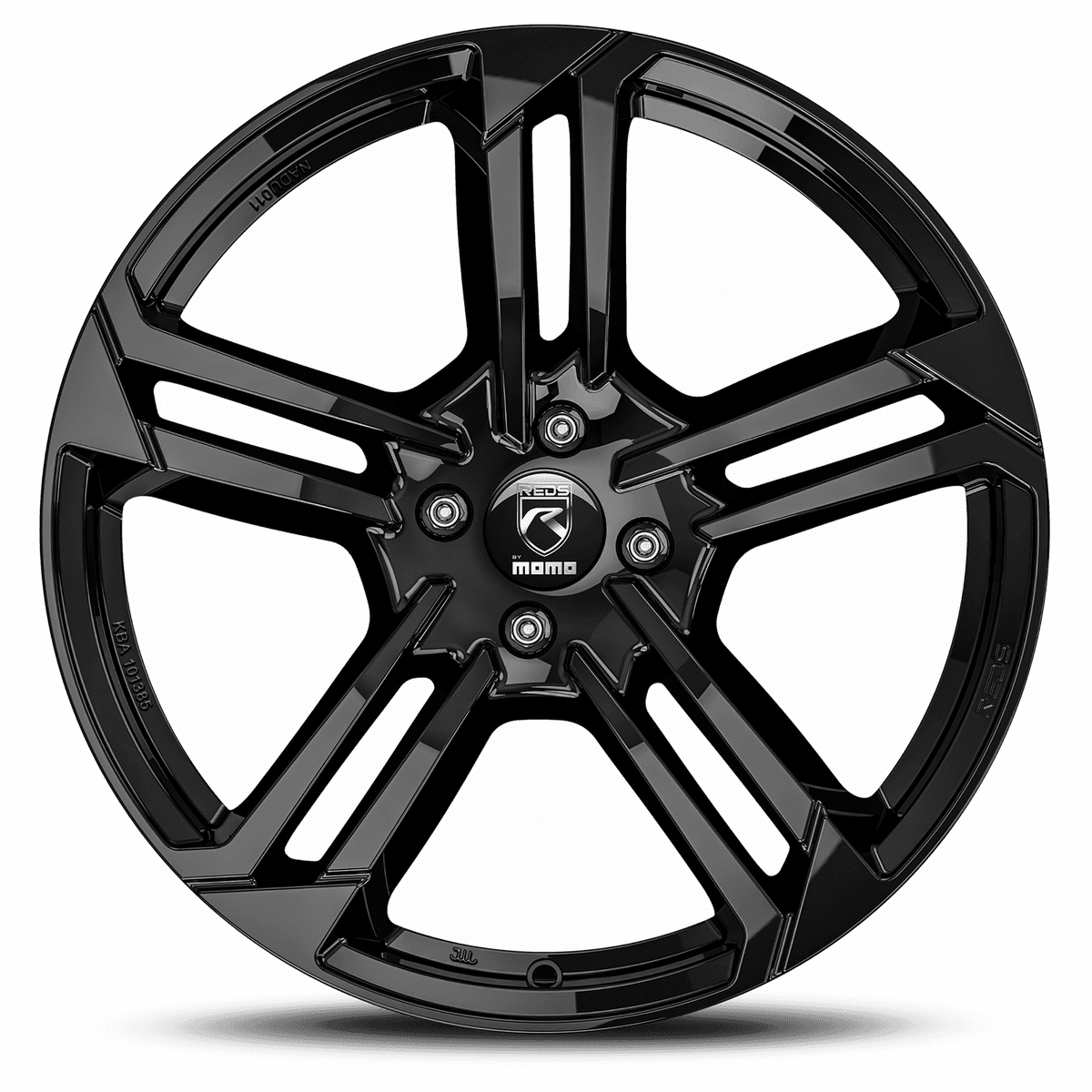 Reds Twist Glossy Black 4H 7x17 4x108 ET18 CB65.1