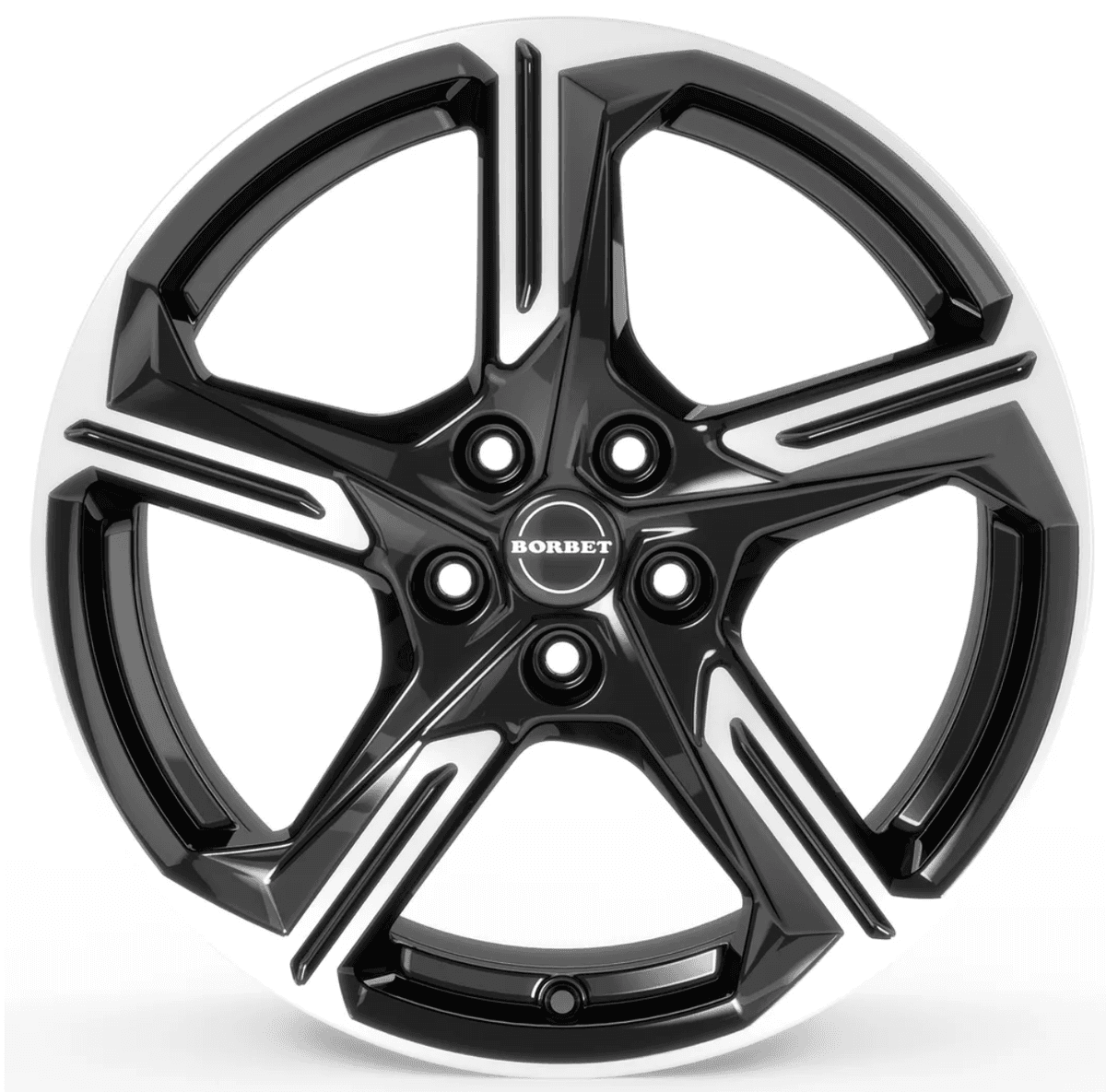 Borbet XE1 7.5x18 5x112 ET40 CB57.1 black polished glossy