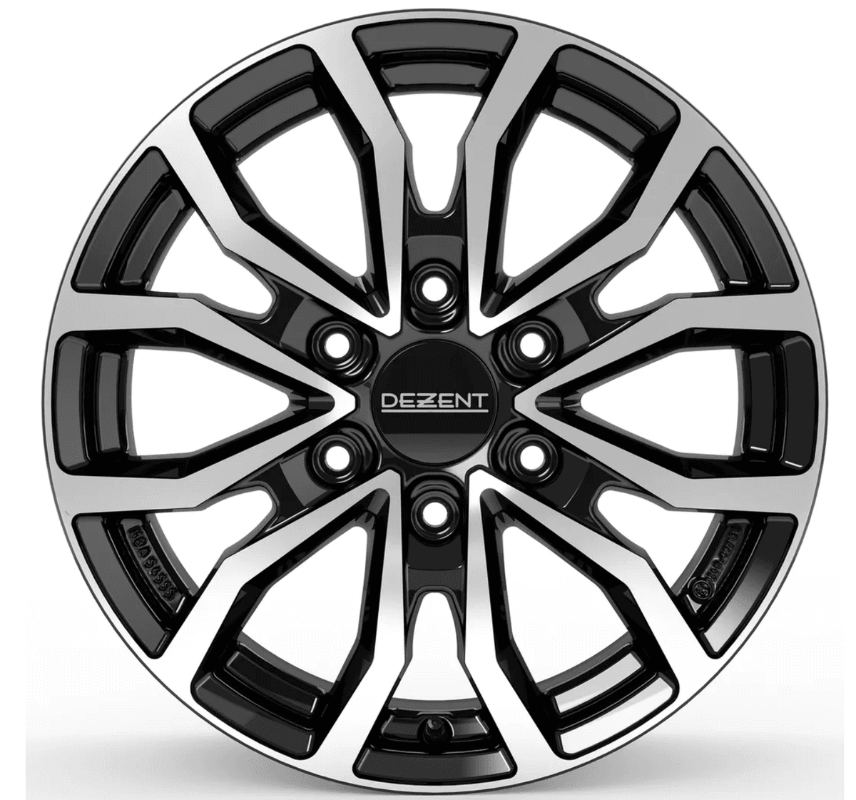 Dezent KC dark 7.5x19 6x130 ET45 CB84.1 Black/polished