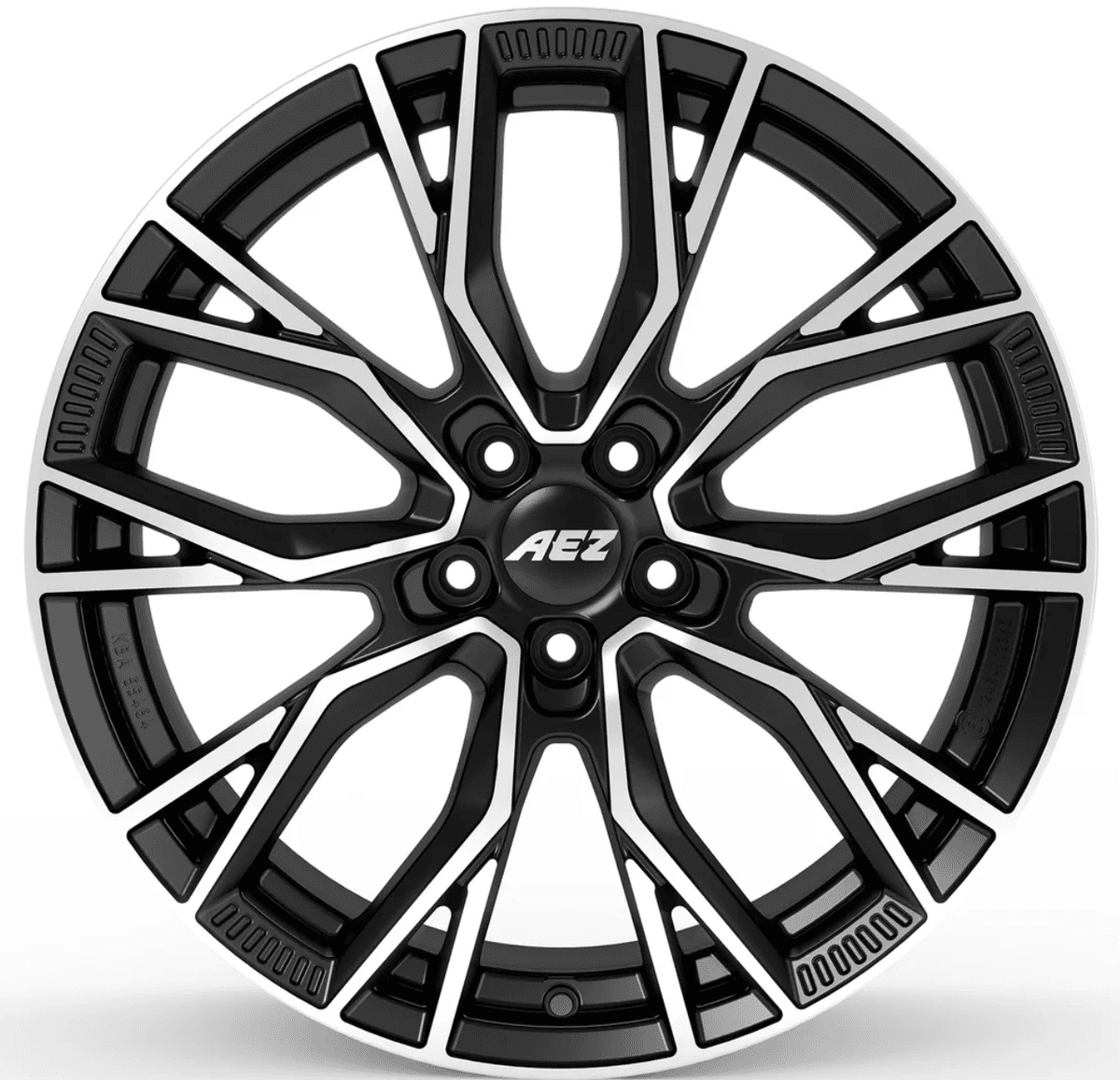 AEZ Toronto dark 8.5x20 5x112 ET43 CB66.6 Black/polished