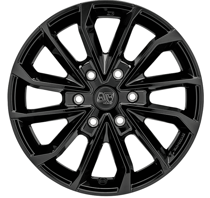 MSW 42 Van 7.5x19 6x120 ET52 CB74.5 Gloss Black