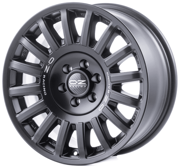 OZ Racing Rally Raid Matt Black Silver Lettering 6H 8x17 6x120 ET35 CB74.5