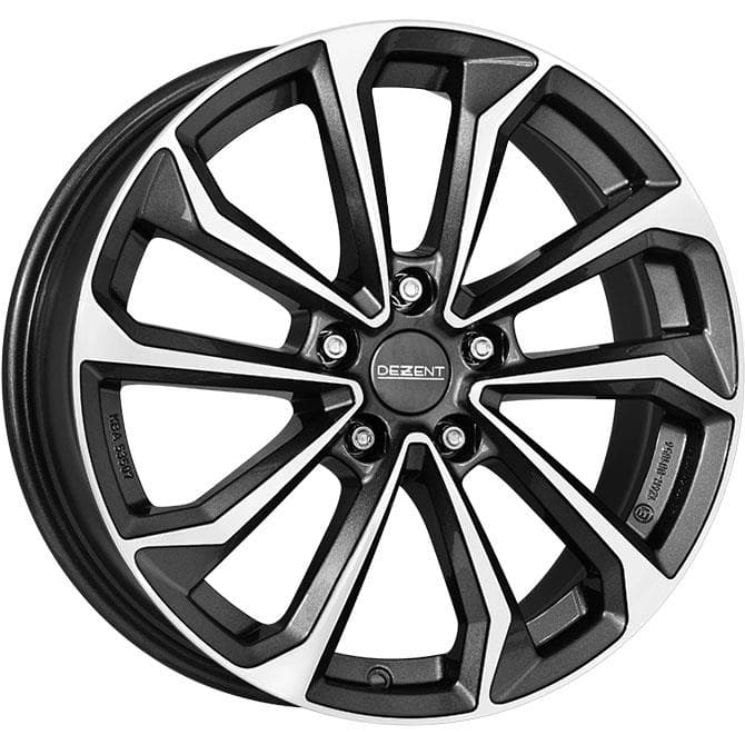 Dezent KS dark 7.5x18 5x114.3 ET45 CB67.1 Gunmetal/polished