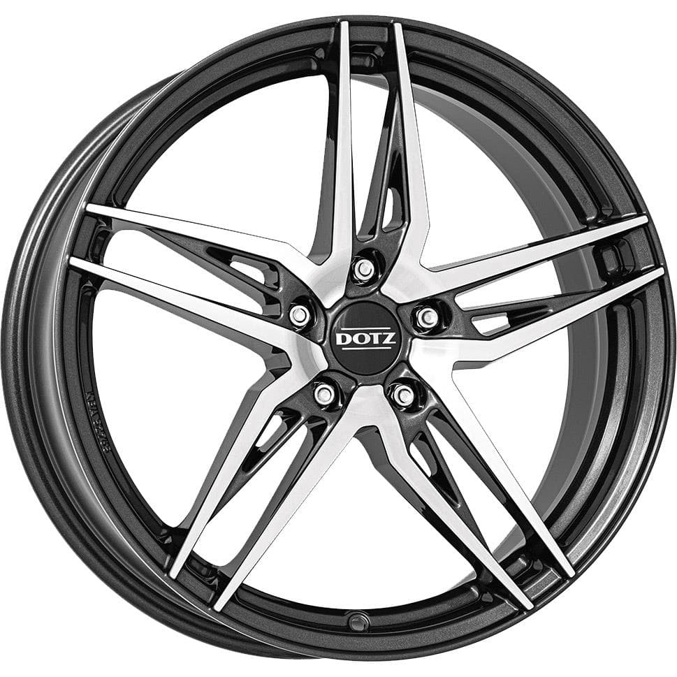 Dotz Interlagos dark 7.5x18 5x100 ET51 CB57.1 Gunmetal/polished