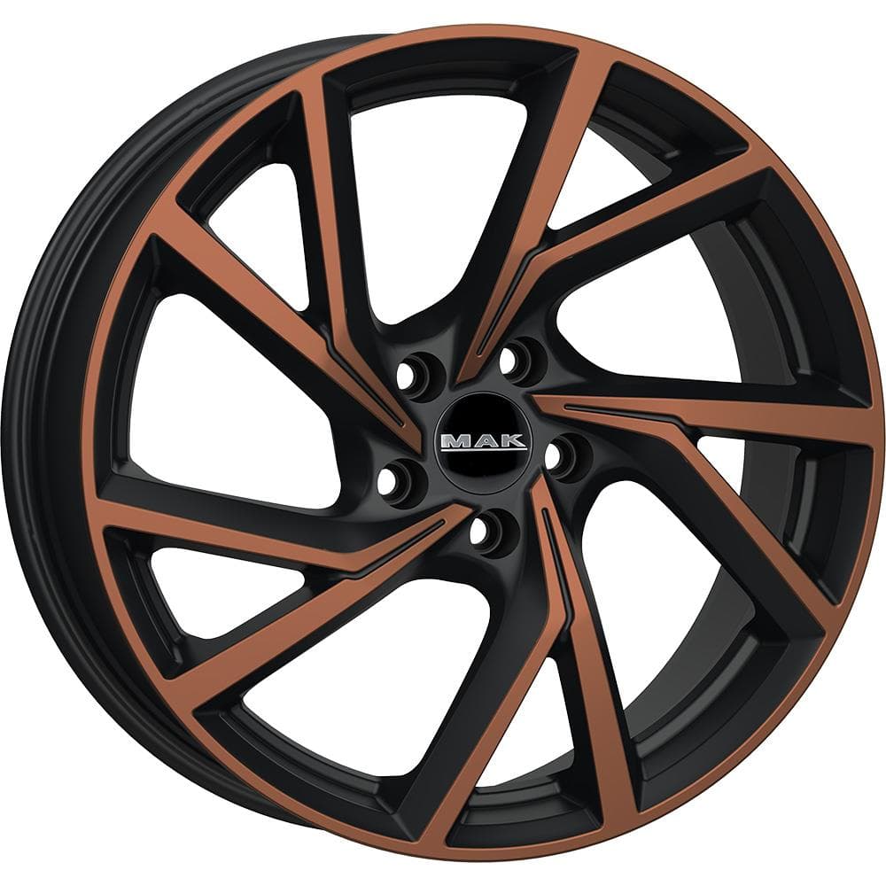 MAK Kassel 7.5x18 5x112 ET50 CB57.1 Black & Bronze