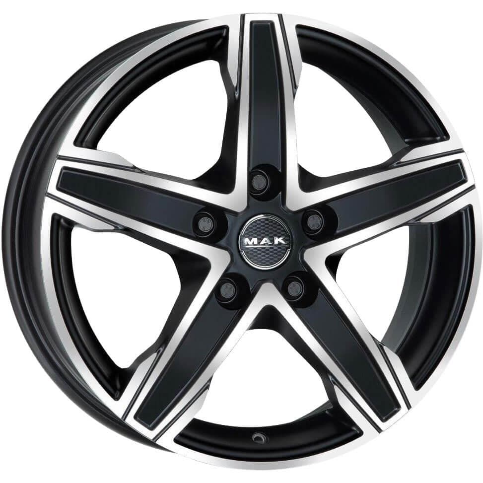 MAK King 5 8x18 5x120 ET50 CB65.1 Ice Black