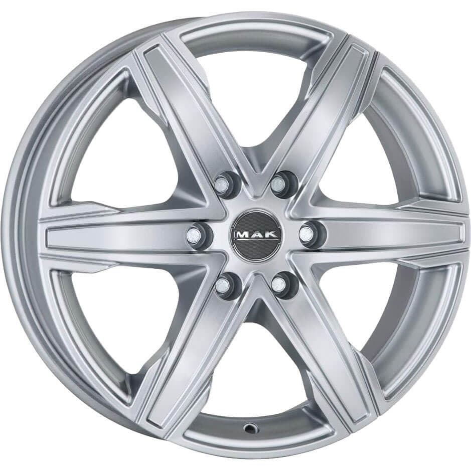 MAK King 6 8x18 6x130 ET54 CB84.1 Silver