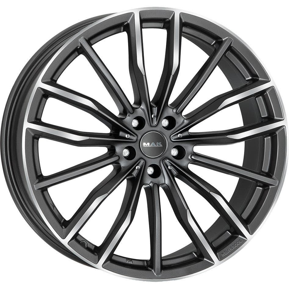 MAK Rapp 10x20 5x120 ET40 CB74.1 Gun Met-Mirror Face