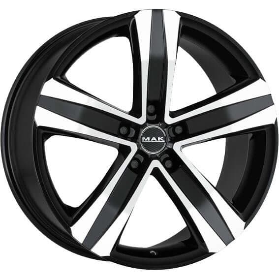 MAK Stone 5 6.5x16 5x118 ET65 CB71.1 Black Mirror