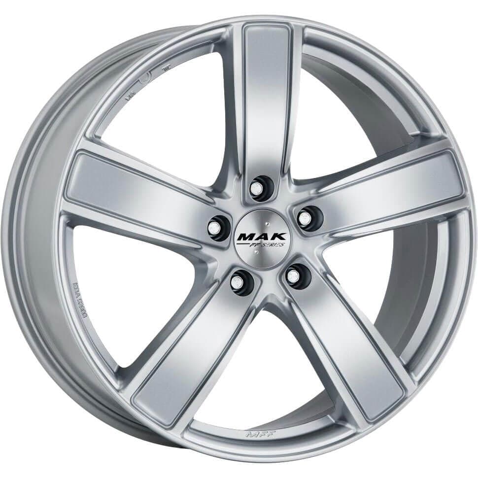 MAK Turismo-FF 9.5x20 5x130 ET65 CB71.6 Silver